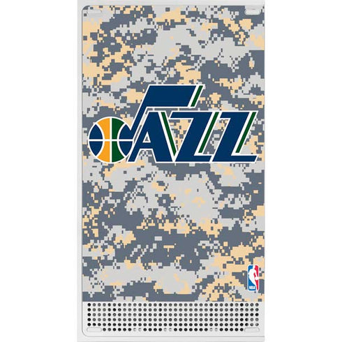 NBA Utah Jazz Grey Digi Camo Xbox Series S Console Skin